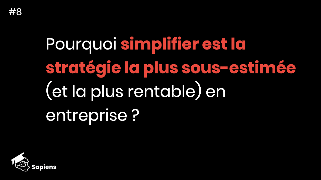 Design Comportemental - pour simplifier est la stratégie la plus sous-estimée et la plus rentable en entreprise